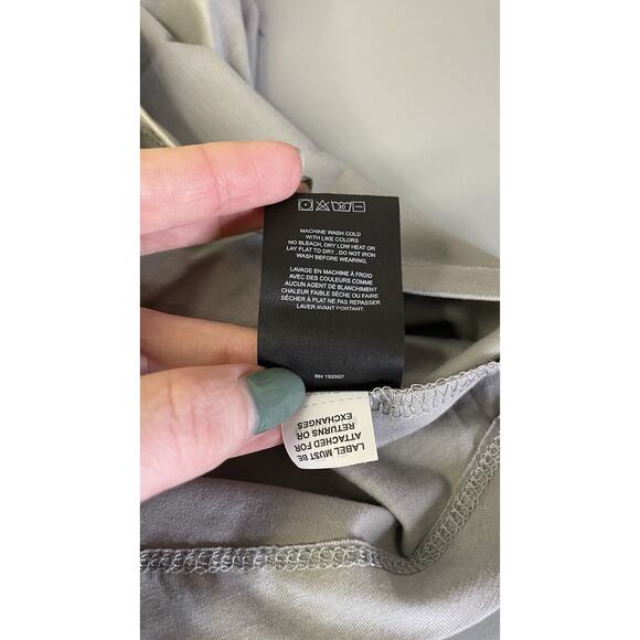 Cuts Clothing Shirt Mens XL Gray Split Hem Henley Tee Short Sleeve Soft - Picture 7 of 9